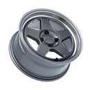 15x7 Kansei K12GM KNP Gloss Gunmetal 4x114.3 ET25 CB73.1 Wheel