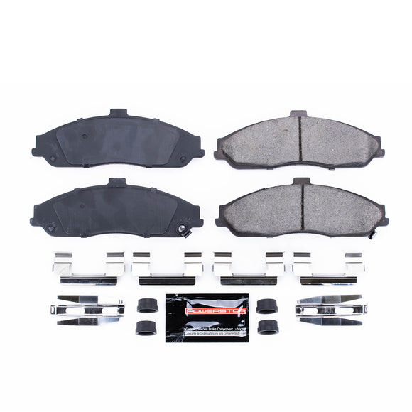 PowerStop Z23 Evolution Sport Carbon-Fiber Brake Pads With Hardware
