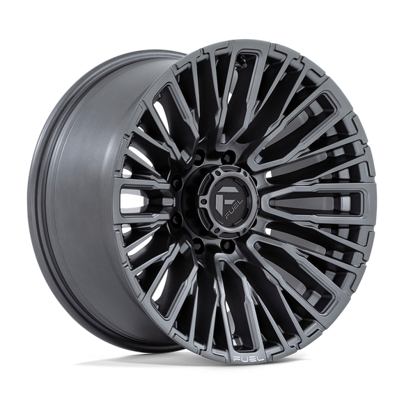 20x10 Fuel Off-Road D848 Rebar Gray 8x180 ET-18 CB124.2 Wheel Rim