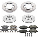 PowerStop OE Stock Replacement Low-Dust Ceramic Brake Pad and Rotor Kit
