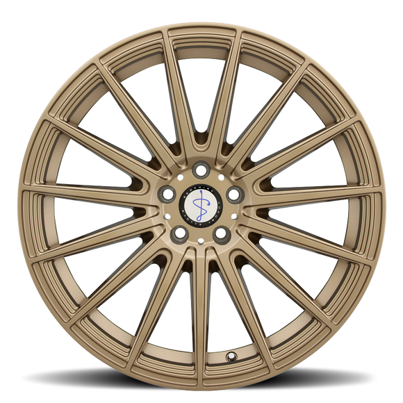 22x9 Sapphire Luxury Alloys SX03-03 Bronze 5x120 ET35 CB73 Wheel Rim