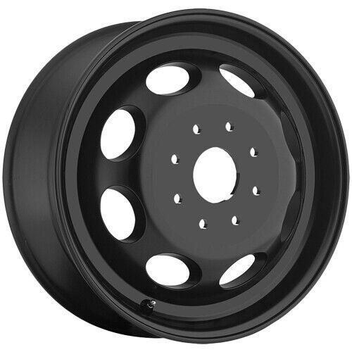 19.5x6.75 Vision 181Z Hauler Matte Black 8x165.1 8x6.5 ET102 Wheel Rim