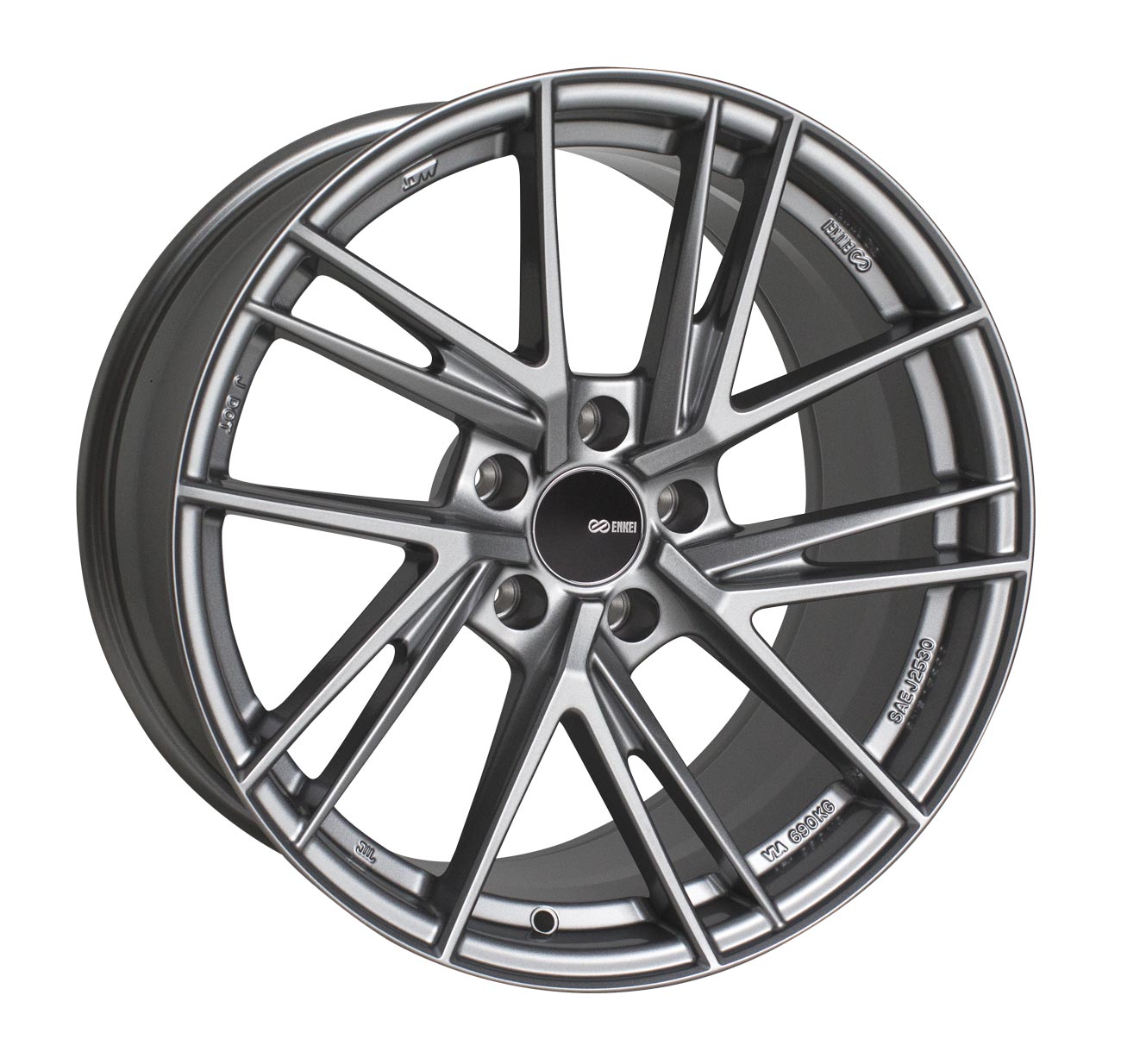 18X9.5 Enkei TD5 Storm Gray Wheel/Rim 5x114.3 ET38 18-9.5 5-114.3 Each