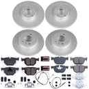 PowerStop Genuine Geomet Coated Rotor and Carbon-Fiber Ceramic Brake Pad Kit