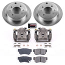PowerStop OE Stock Replacement Low-Dust Ceramic Brake Pad, Rotor and Caliper Kit