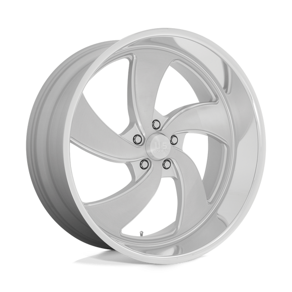 24X10 US Mag U134 DESPERADO SLV-BRS-MIL-DCL 5X120.65 ET5 wheel/rim