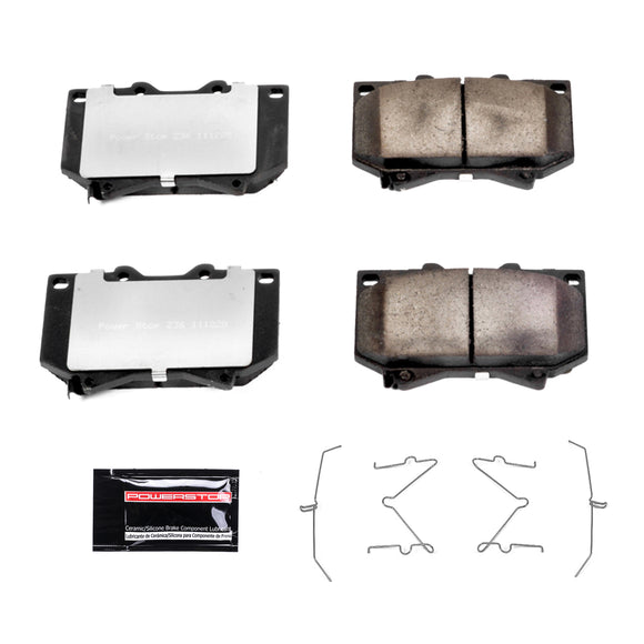 PowerStop Z36 Truck And Tow Carbon-Fiber Ceramic Brake Pads With Hardware