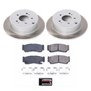 PowerStop Semi-Coated Rotor and Low-Dust Ceramic Brake Pad Kit