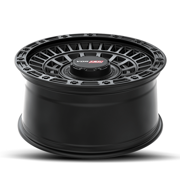 20x9.5 Vortek VRD-705 Convoy Matte Black BLANK ET-12 CB78.1 Wheel Rim