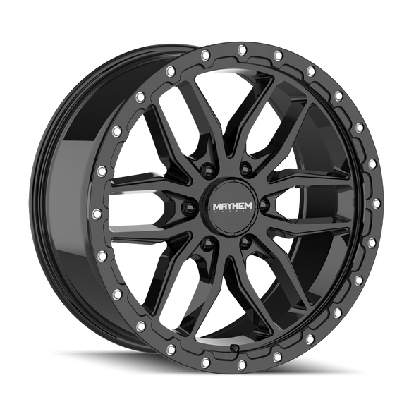 20x9 Mayhem Vector Gloss Black 6x139.7 ET18 CB106 Wheel Rim