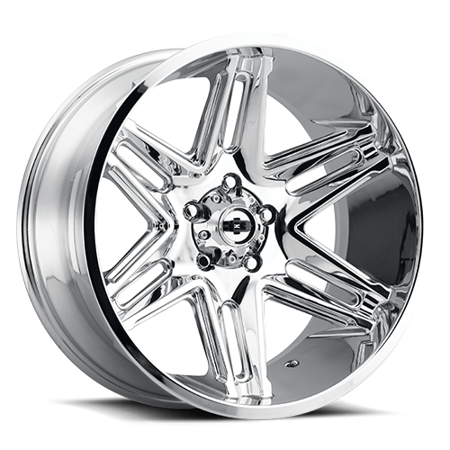 20x12 Vision 363 Razor Chrome Wheel 6x139.7 ET-51 CB106.2