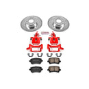 PowerStop Z23 Daily Driver Carbon-Fiber Ceramic Pads Drilled & Slotted Rotor & C