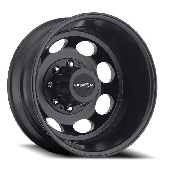 19.5x6.75 Vision 181 Heavy Hauler Matte Black Wheel 8x165.1 ET-143 CB124.5