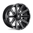 20x10 Fuel Off-Road D615 Contra Gloss Black Milled 8x170 ET-18 CB125.1 Wheel Rim