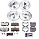 PowerStop Z26 Street Performance Ceramic Brake Pad and Drilled & Slotted Rotor K