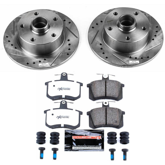 PowerStop Z26 Street Performance Ceramic Brake Pad and Drilled & Slotted Rotor K