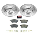 PowerStop OE Stock Replacement Low-Dust Ceramic Brake Pad and Rotor Kit