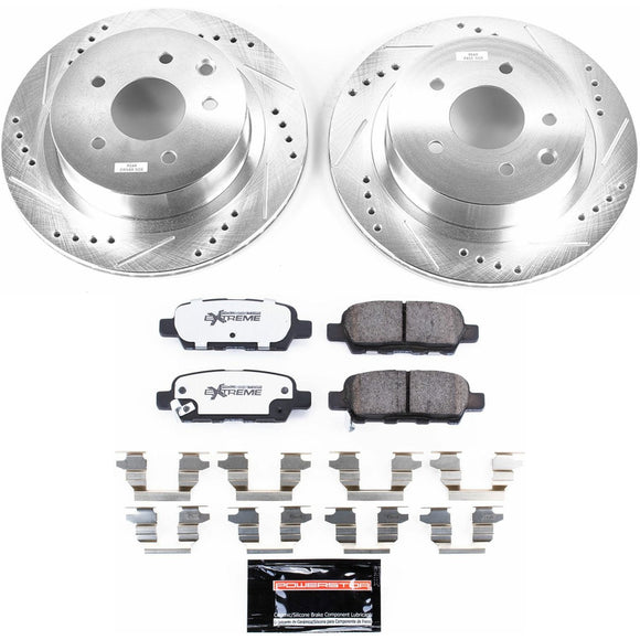 PowerStop Z26 Street Performance Ceramic Brake Pad and Drilled & Slotted Rotor K