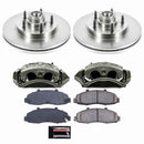 PowerStop OE Stock Replacement Low-Dust Ceramic Brake Pad, Rotor and Caliper Kit