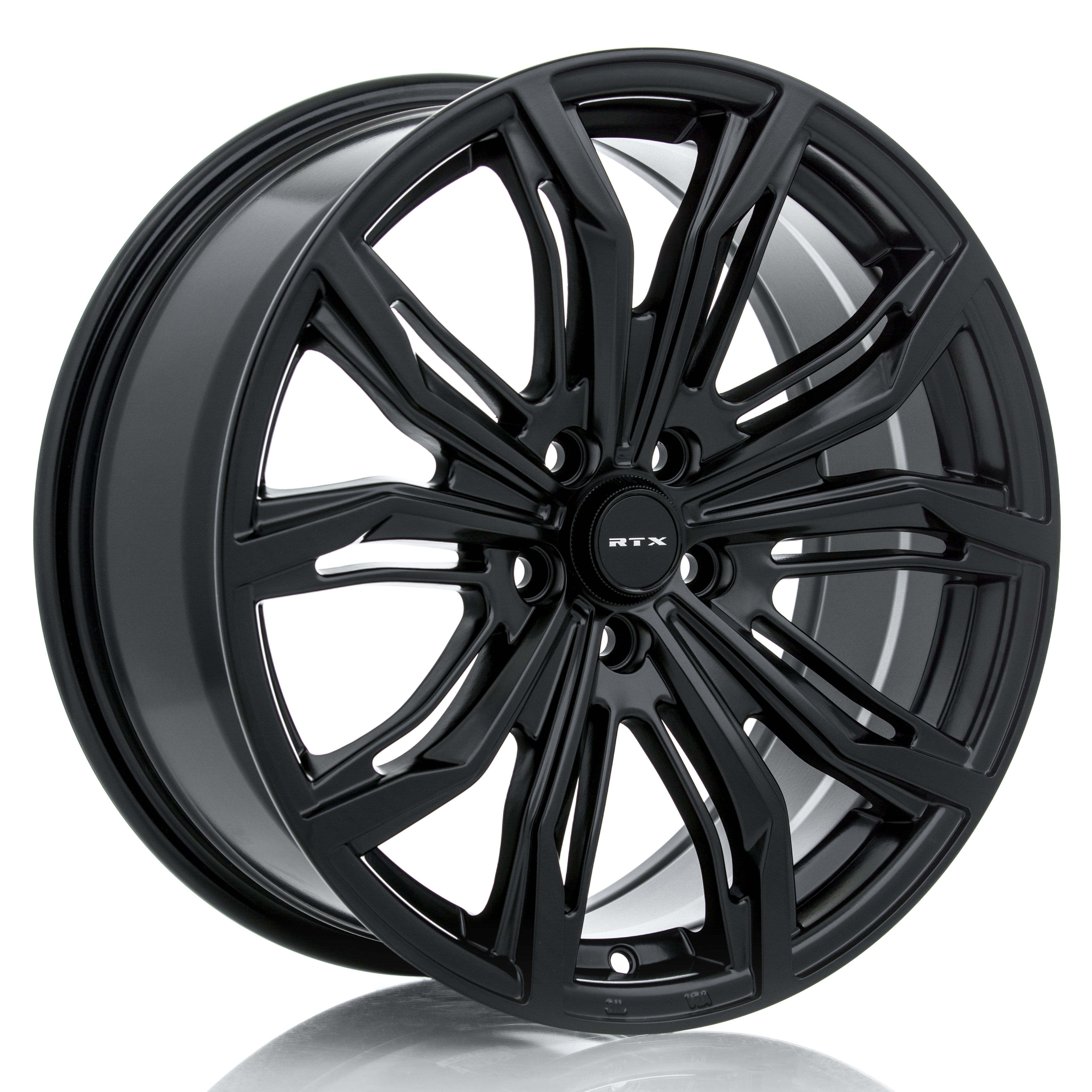 17x7.5 RTX Black Widow Satin Black 5x120 ET35 wheel/rim