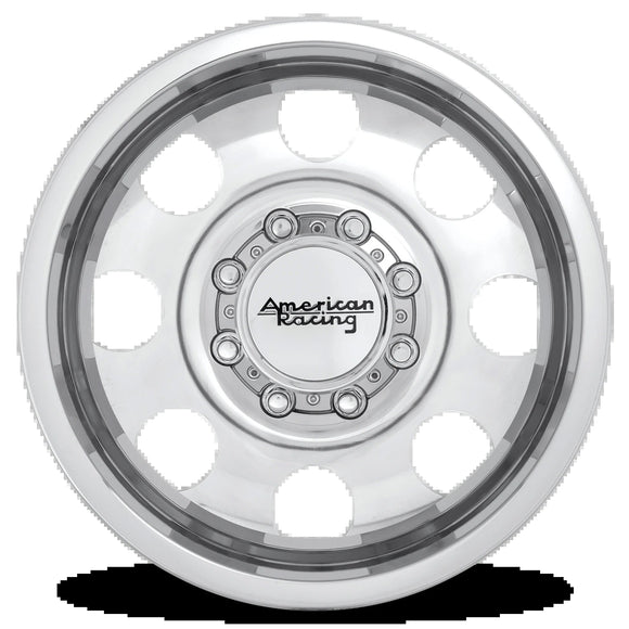 16X6 American Racing AR204 BAJA DUALLY POLISHED 8X165.1 ET-134 wheel/rim