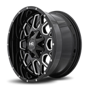 20x10 Hardrock Gunner Gloss Black Milled 5x139.7/150 ET-19 wheel/rim