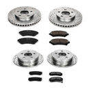 PowerStop Z23 Daily Driver Carbon-Fiber Ceramic Brake Pad and Drilled & Slotted