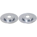 PowerStop Evolution Drilled Slotted Rotors Pair Rear For Ford Mustang Mach-E