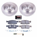 PowerStop OE Stock Replacement Low-Dust Ceramic Brake Pad and Rotor Kit