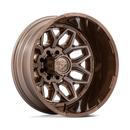 22x8.25 Fuel Off-Road D876 Flux Dually Platinum Bronze 8x165.1 ET-265 Wheel