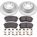 PowerStop Genuine Geomet Coated Rotor and Low-Dust Ceramic Brake Pad Kit