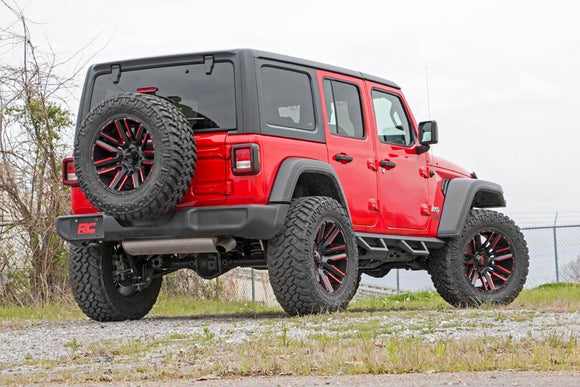 Rough Country Contoured Drop Steps 4 Door Jeep Wrangler 18-23
