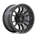 17X8.5 KMC KM727 WRATH Satin Black 5X127 ET0 wheel/rim-2
