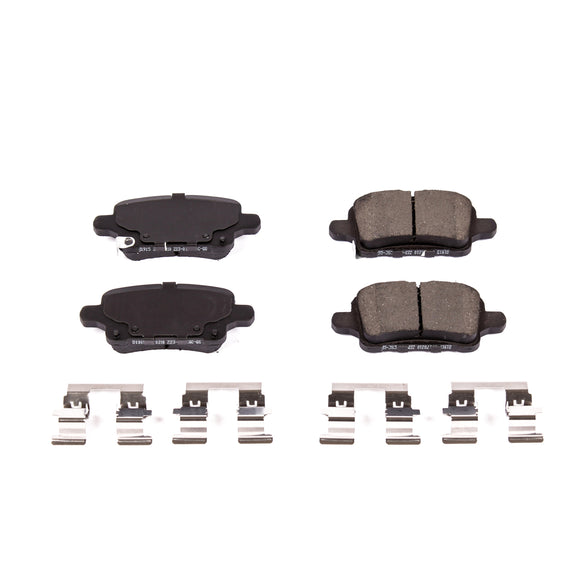 PowerStop Z23 Evolution Sport Carbon-Fiber Brake Pads With Hardware