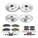 PowerStop Z23 Daily Driver Carbon-Fiber Ceramic Brake Pad and Drilled & Slotted