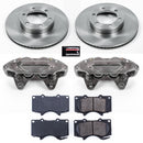PowerStop OE Stock Replacement Low-Dust Ceramic Brake Pad, Rotor and Caliper Kit
