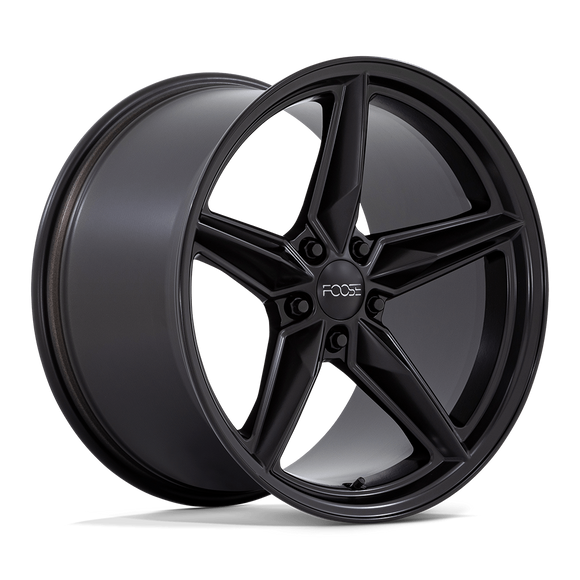 19X11 Foose 1PC F175 CF8 Matte Black 5X120 ET43 Wheel Rim