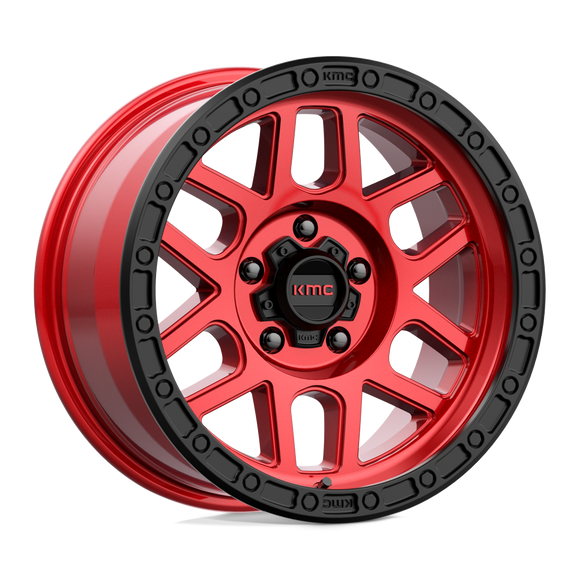 20X9 KMC KM544 MESA Candy Red With Black Lip 5X127 ET0 wheel/rim