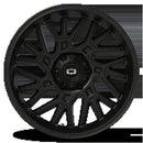 22x10 Vision 404 Brawl Satin Black Wheel 6x139.7 ET-19 CB106.2