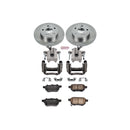 PowerStop OE Stock Replacement Low-Dust Ceramic Brake Pad, Rotor and Caliper Kit