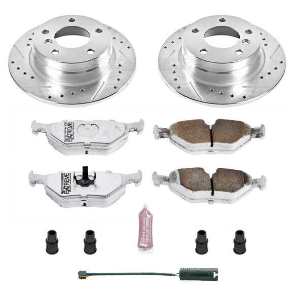 PowerStop Z26 Street Performance Ceramic Brake Pad and Drilled & Slotted Rotor K