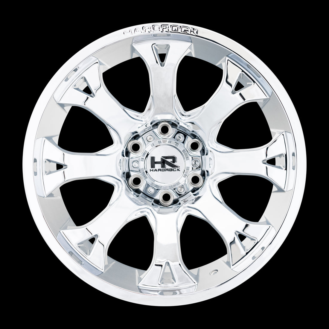 20x12 Hardrock BloodShot Xposed Chrome 6x139.7 ET-44 wheel/rim