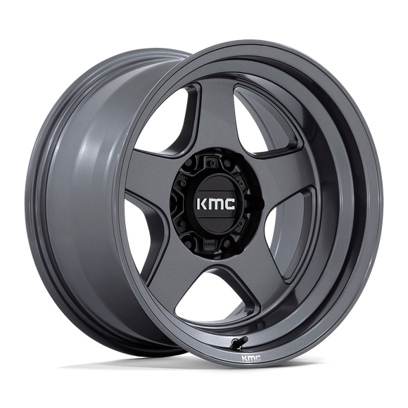 17X8.5 KMC KM728 Lobo Matte Anthracite 6X114.3 6X4.5 ET18 Wheel Rim
