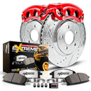 PowerStop Z36 Truck and SUV Ceramic Brake Pad, Drilled & Slotted Rotor, and Cali