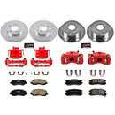 PowerStop Z23 Daily Driver Carbon-Fiber Ceramic Pads Drilled & Slotted Rotor & C