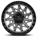 18x9 Lock Off-Road Lunatic Matte Grey Black Ring 5x127 5x5 ET-12 Wheel Rim-2