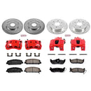 PowerStop Z23 Daily Driver Carbon-Fiber Ceramic Pads Drilled & Slotted Rotor & C