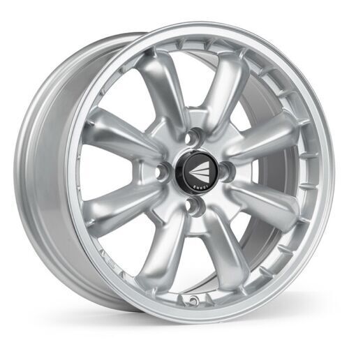 15x7 Enkei Compe Silver 4x100 ET38 Wheel Rim - 0