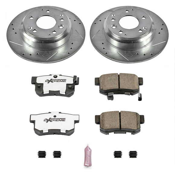 PowerStop Z26 Street Performance Ceramic Brake Pad and Drilled & Slotted Rotor K