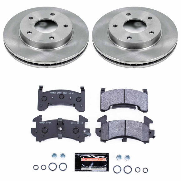 PowerStop Track Day Spec High-Performance Brake Pad and Rotor Kit
